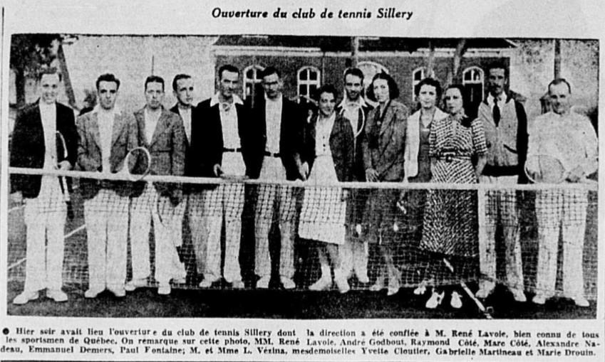 Club Sillery, 19 juin 1939